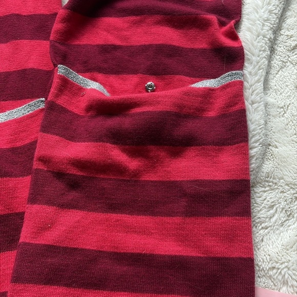 Juicy Couture Extra Long Red Pink Purple Extra long scarf with pockets - Picture 4 of 6